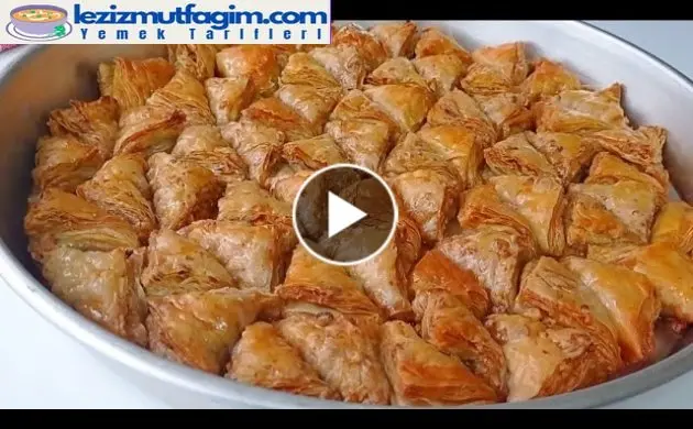 Bu Tatlının Yapımına Herkes Hayran Kaldı Ramazanda Favoriniz Olacak Baklava Tarifi