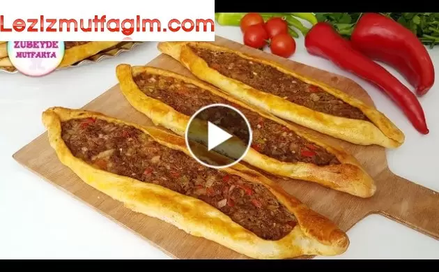 Evde Pide Yapmak Hiç Zor Değil! Tam Ölçülü Kıymalı Pide Tarifi