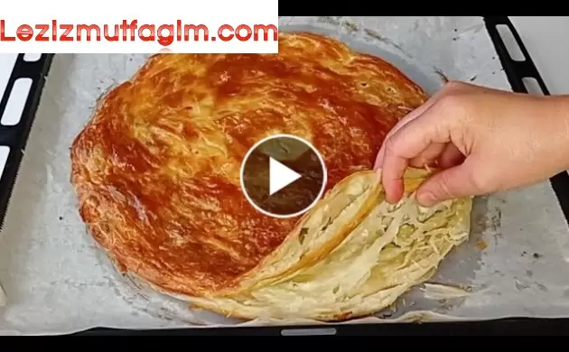 Sadece 3 Beze Ile 30 Kat, Tel Tel Çıtır Çıtır Börek Inanılmaz Derecede Lezzetli/ Börek Tarifleri