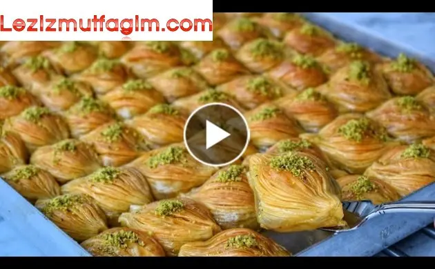 Bayrama Bu Baklava Olay Olur Şekline Ve Lezzetine Hayran Kalacaksınız ️ Kadayıflı Baklava Tarifi