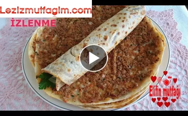 Tavada Lahmacun Nasıl Yapılır - Deneyen Herkesten 10 Puan Alan Orjinal Tarif