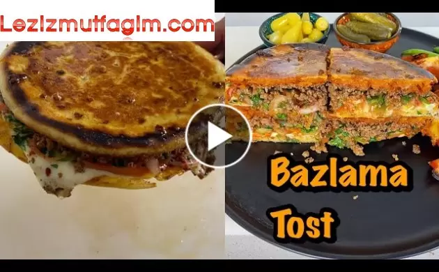 Tavada Bazlama Tost Tarifi!!!