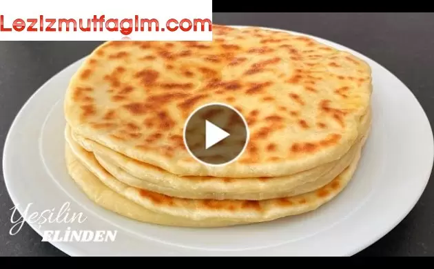 10 Dakikada Ister Kahvaltıda Ister Çay Saatinde Peynirli Çörek Bazlama Tarifi