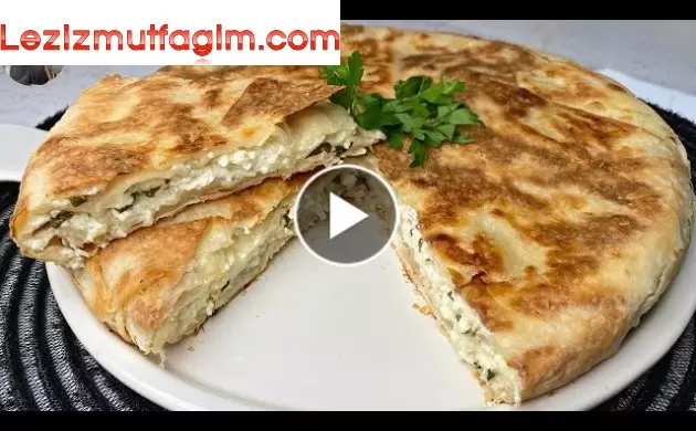 Şipşak Yapılan Şahane Lezzet Tava Da Börek (Sesli Anlatım) Tava Böreği Nasıl Yapılır?