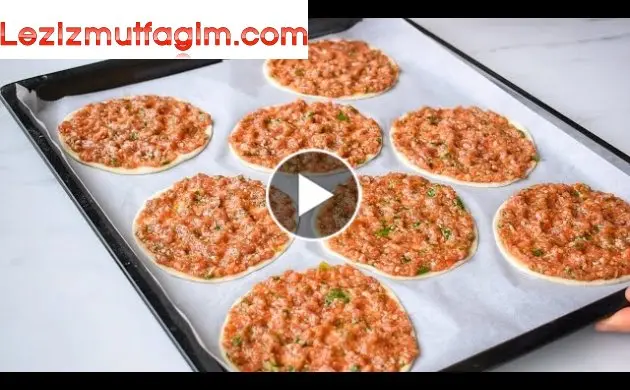 Canımız Ne Zaman Lahmacun Istese Bunu Yaparız Çok Kolay Çok Lezzetli Fındık Lahmacun