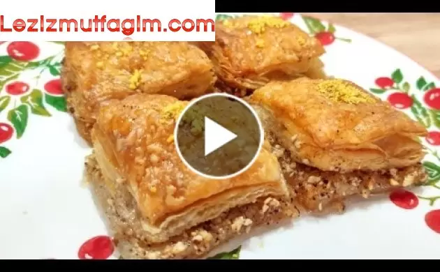 Dünyanın En Kolay Baklava Tarifi Milföy Hamurundan Zahmetsiz Baklava Yapımı ️