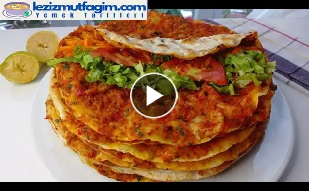 Canımız Ne Zaman Lahmacun Istese Bunu Yaparım Az Malzeme Çok Lezzet Tavada Lahmacun Nasıl Yapılır