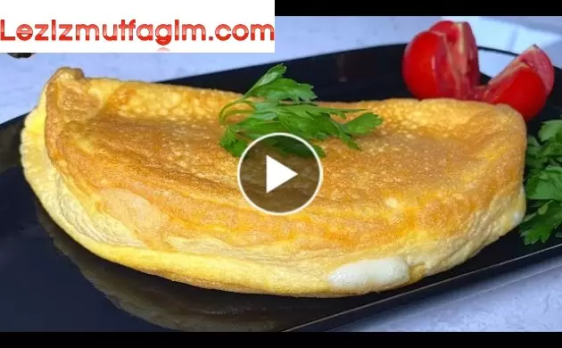 2 Yumurtadan Kocaman Puf Omlet Tarifi Kabaran Omlet Tarifi #Omlet