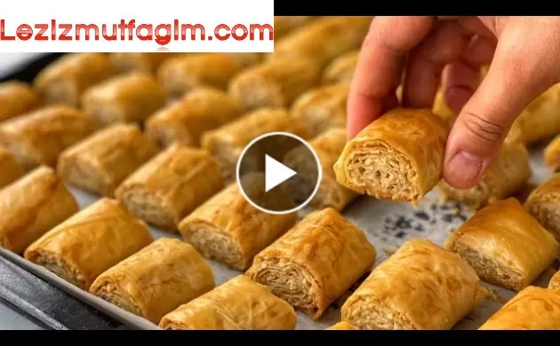 Bayrama Bu Çıtır Kuru Baklavayı Mutlaka Yapın Az Malzemeli Çok Lezzetli Tahinli Kuru Baklava