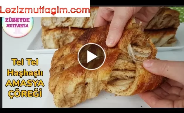 Tel Tel Ayrılan Haşhaşlı Çörek Tarifi - Zübeyde Mutfakta