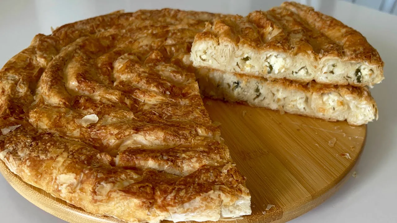 ÇITIR ÇITIR Baklava Yufkasından Peynirli Börek Tarifi EL AÇMASI lezzetinde