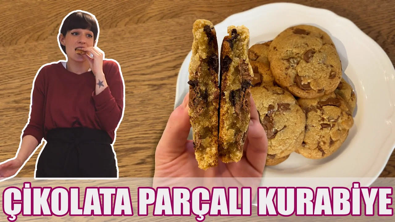 YOUTUB Eun EN İYİ KURABİYESİ - ÇİKOLATA PARÇALI KURABİYE