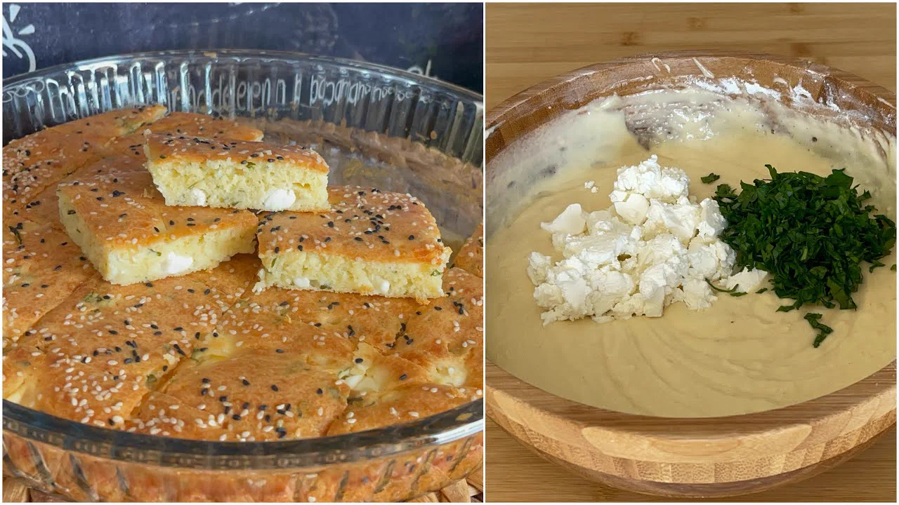 BÖREK Tadında Uğraştırmayan Çok Lezzetli TUZLU KEK Tarifi