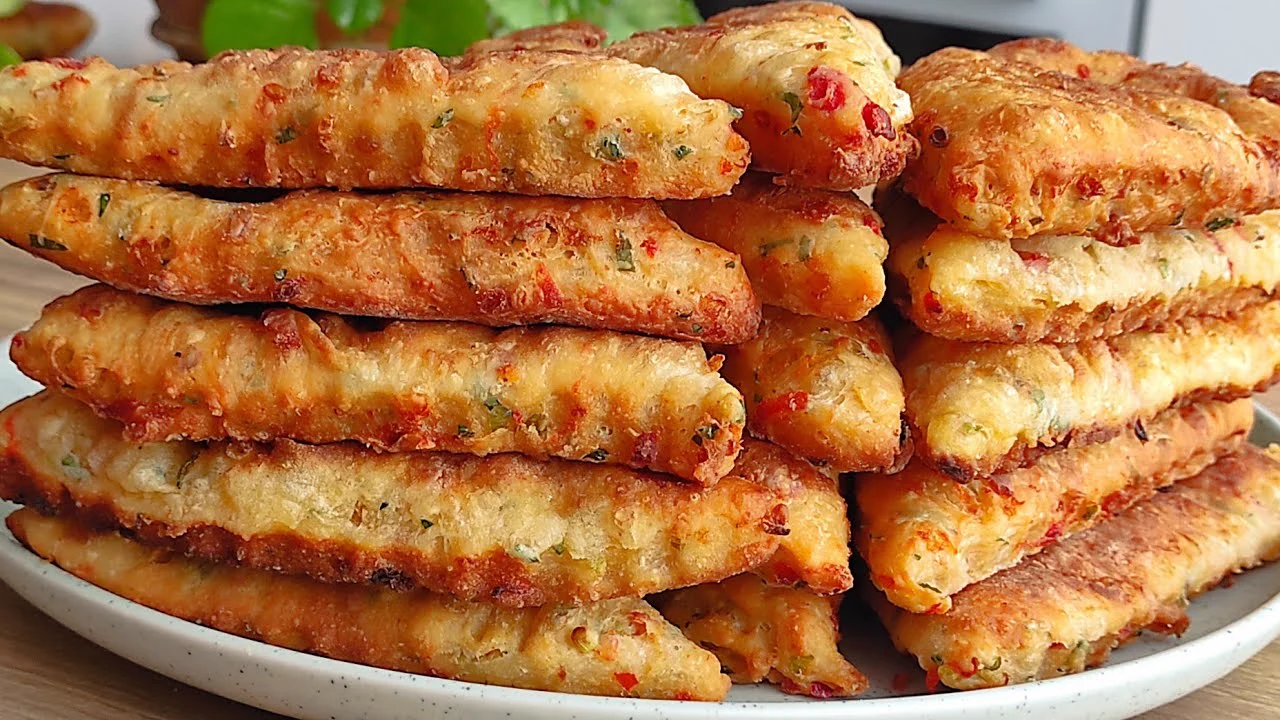 5 DAKİKADA hazırlayıp Çay DEMLENİRKEN Tavada Pişirin- KAHVALTILIK