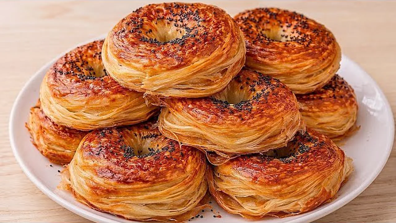 KAÇ TEPSİ YAPSANIZ FIRINDAN ÇIKTIĞI GİBİ BİTER PUL PUL AYRILAN ÇITIR BÖREK TARİFİ . kolay börek
